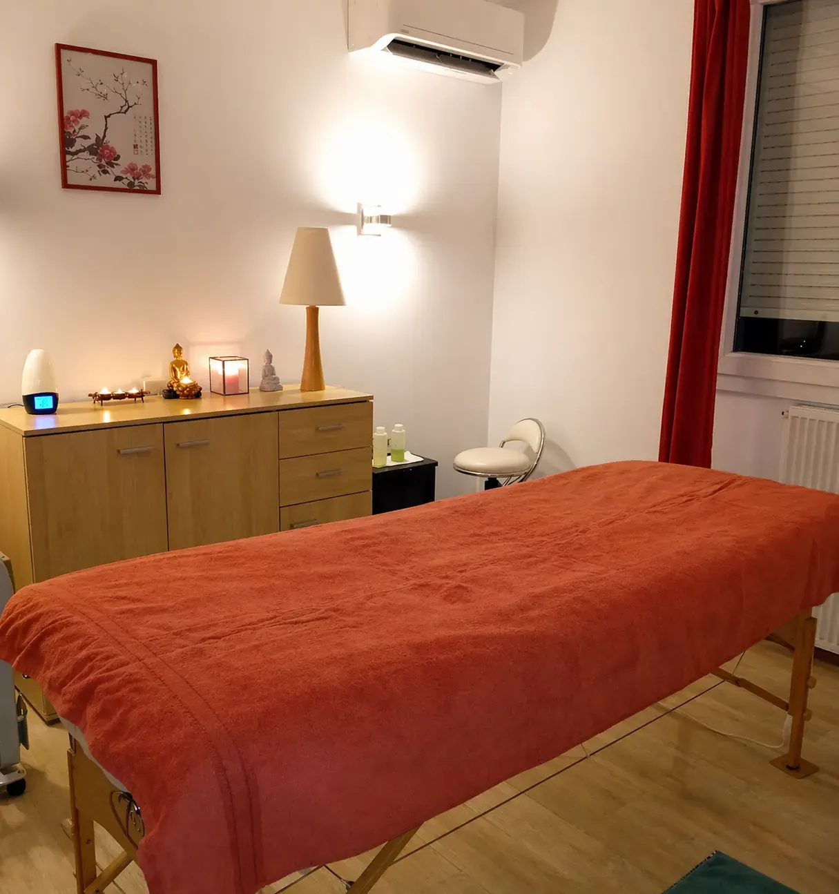 Huile de massage pour soin bien-être relaxant